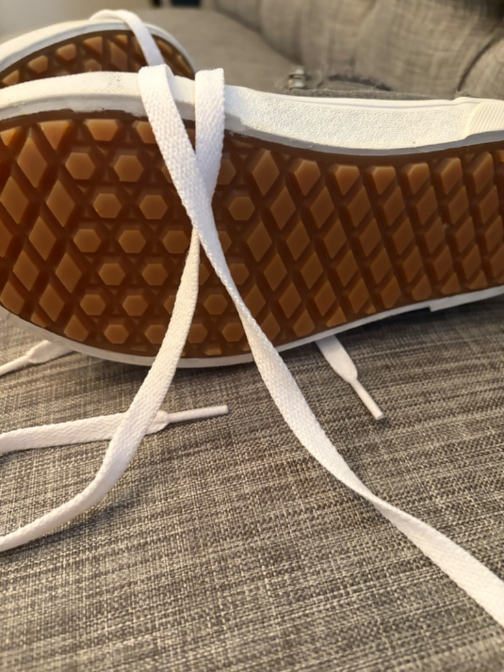 Vans Off the Wall Girls hightop sneakers US size 3 - Picture 4 of 5